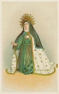Neitsyt Maria (chromolitho) tekijältä European School