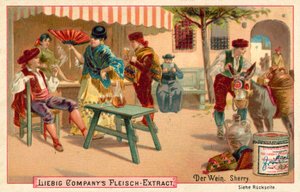 Viini: Sherry (chromolitho) tekijältä European School