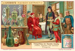Viininmaistajaiset Venetsian tasavallassa (chromolitho) tekijältä European School