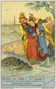 Yu Suuri ja jättiläiskilpikonna (chromolitho) tekijältä European School