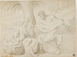 Pyhä perhe tekijältä Eustache Le Sueur