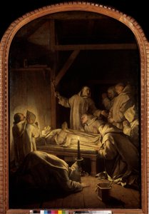 Pyhän Brunon elämä: Pyhän Brunon kuolema 10.6.1101 tekijältä Eustache Le Sueur
