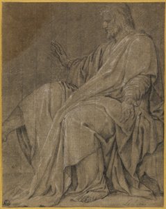 Saint Louis Healing the Sick -tutkimus tekijältä Eustache Le Sueur