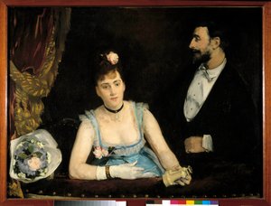 Italialainen Lodge. Eva Gonzalesin maalaus (1849 - 1883)