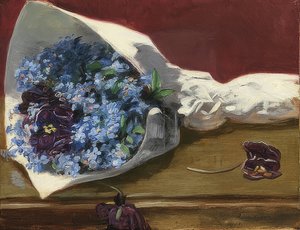 Kukkakimppu (Bouquet de fleurs). Noin 1874