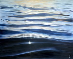 Perle de la Mer, 2023 (öljy kankaalle) tekijältä Eva Volf