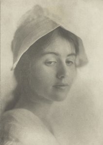 A Study Head, c. 1899. tekijältä Eva Watson Schutze