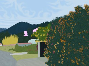 Chiriqui, Panama, n.2020-24 (digitaalista taidetta) tekijältä Evan Sklar