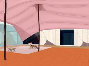 Miro Foundation, Barcelona, Espanja, 2025 (digitaalinen taide) tekijältä Evan Sklar