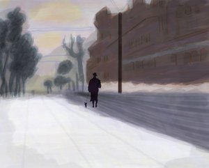 Prospect Park, länsi lumen jälkeen (digitaalista taidetta) tekijältä Evan Sklar