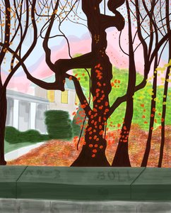 Spring In Prospect Park, 2016 (käsin piirretty iPadilla Apple-kynällä)
