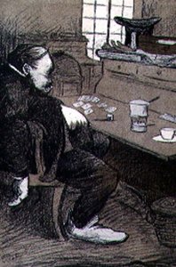 Teos (Le Travail), kaiverrettu J.G.R. L