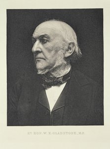 Rt. Hon. William Gladstone (1809-1898), kansanedustaja, 1890 tekijältä Eveleen Myers
