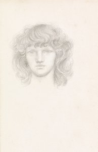 Tytön pää tekijältä Evelyn De Morgan