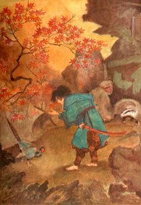 "Momotaro ja fasaani", 1912. tekijältä Evelyn Paul