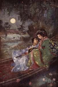 Faneja vaihtavat rakastajat, F Hadland Davisin The Myths and Legends of Japan -elokuva tekijältä Evelyn Paul