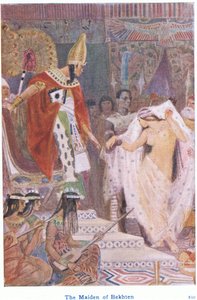 Bekhtenin neito (väri litho) tekijältä Evelyn Paul