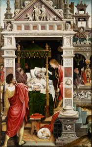Kohtaus Saint Rochin elämästä, 1517.