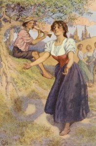 Kuvitus Laurence Sternen tunteelliselle matkalle