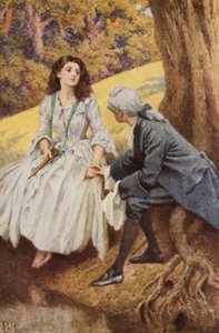 Kuvitus Laurence Sternen tunteelliselle matkalle tekijältä Everard Hopkins