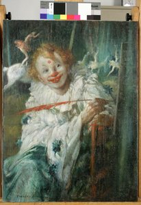 Klovni punainen sulka tekijältä Everett Shinn