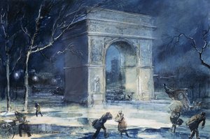 The Arch, Washington Square tekijältä Everett Shinn