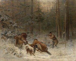 Karhunmetsästys tekijältä Evgeny Alexandrovich Tichmenev
