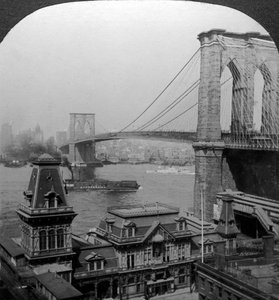 Brooklyn Bridge, New York, Yhdysvallat.