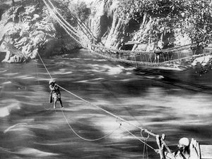 Köysisilta, Jhelum Valley, Kashmir, Intia, c1900.