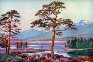 Loch Tullalla, Black Mountissa, Argyllshiressä, Skotlannissa, 1924-1926.