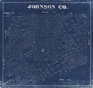 Suunnitelma näyttää maanomistuksen. LC Maanomistuskartat, 1029 Saatavilla myös Library of Congress -verkkosivuston kautta rasterikuvana tekijältä F. G.; Texas. General Land Office Blau