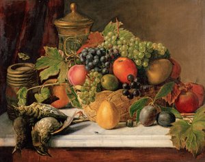Asetelma, 1800-luku tekijältä F. Heine