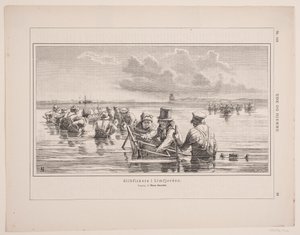 Kalastajat Limfjordissa tekijältä F. Hendriksen