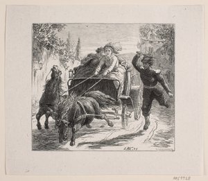 Kuvitus Bjørnstjerne Bjørnsonille "Luonnos Italiasta" tekijältä F. Hendriksen