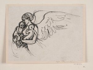 Luonnos Thorvaldsenin helpotukseksi, "The Night"