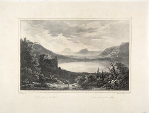 Näkymä Averno-järvelle tekijältä F. Homer