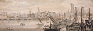 Old London Bridge, 1826. tekijältä F Jackson