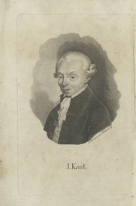Immanuel Kantin muotokuva 1724-1804, noin 1820. tekijältä F. L. Lehmann