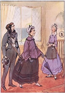 He kävelivät ylpeinä ulos mökistä, kuva David Copperfieldiltä, 1914