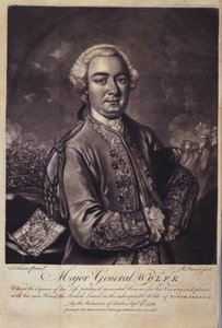 Kenraalimajuri Wolfe (1727-59) Sir John Pringlen teoksesta Kenraali James Wolfen elämä... tekijältä F. Turin