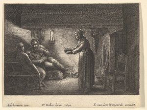 Satyr ja talonpoika, 1644. tekijältä F van den Wyngarde