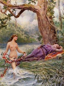 Torquato Tasson La Gerusalemme Liberata: Canto XIV, stanza 60 (värilitra) (väriliitos) tekijältä Fabio Fabbi