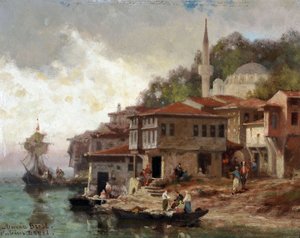 Konstantinopoli, Bosporinsalmen reuna, Aasian rannikko