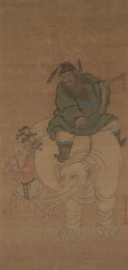 Zhong Kui Riding an Elephant tekijältä Fan Yi