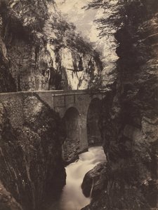 Tie Eaux-Chaudes, Pyrenees recto, c. 1855. tekijältä Farnham Maxwell Lyte