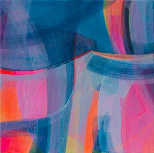 Avain on tutkia, 2020 (akryyli kankaalle) tekijältä Faye Bridgwater