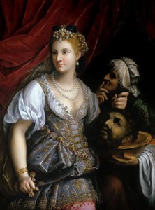 Judith Holofernesin pään kanssa, n. 1600. tekijältä Fede Galizia