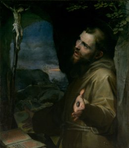 Pyhä Franciscus, n. 1600-1604. tekijältä Federico Barocci