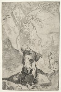 Pyhä Franciscus vastaanottamassa stigmat. tekijältä Federico Barocci