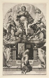 Pyhän Franciscuksen visio (Pyhän Franciscuksen anteeksianto) tekijältä Federico Barocci